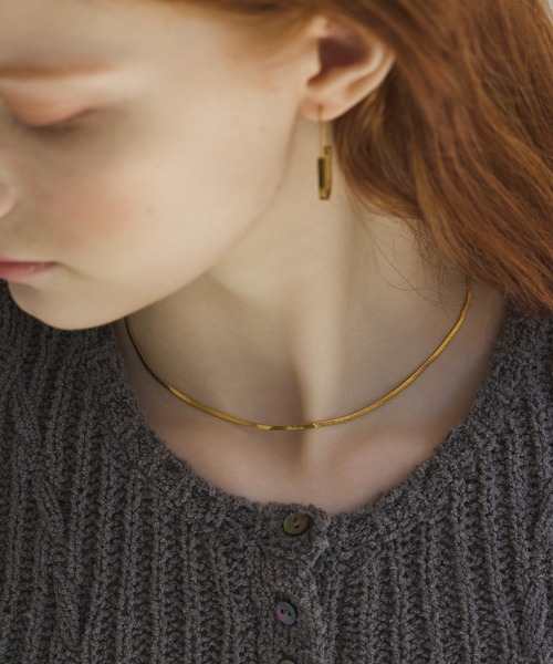 CENE（セネ）の「【CENE】セネ/2mmスネークチェーンネックレス（ネックレス・レディース・ピンクゴールド/シルバー/ゴールド・FREE）」の20枚目の写真