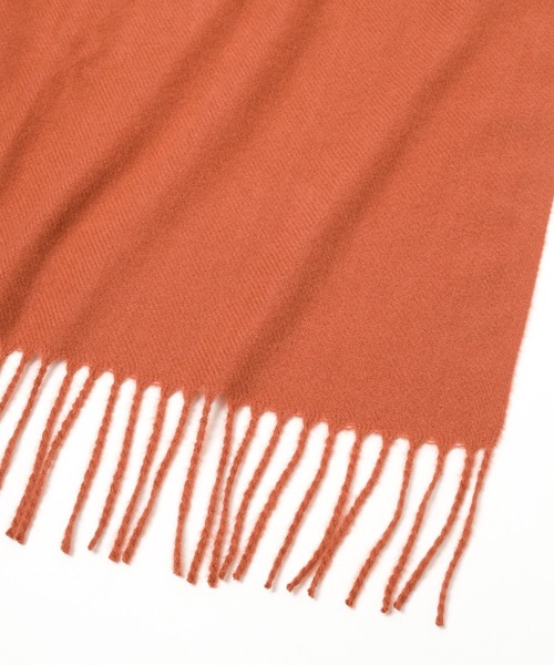 LEPSIM（レプシィム）の「洗える無地ストール23AW　967396（ストール/ショール・レディース・オレンジ/アイボリー/チャコールグレー・ONE SIZE）」の20枚目の写真