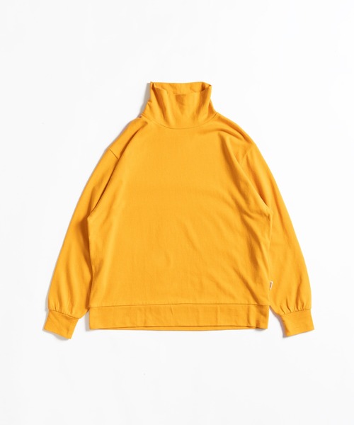 WETTEMPT(ウィテンプト)の「BASIC TURTLE NECK LONG TEE /ベーシックタートルネックロンT(Tシャツ/カットソー・メンズ・ブラック/マスタード/オフホワイト・LARGE/MEDIUM/SMALL)」の3枚目の写真