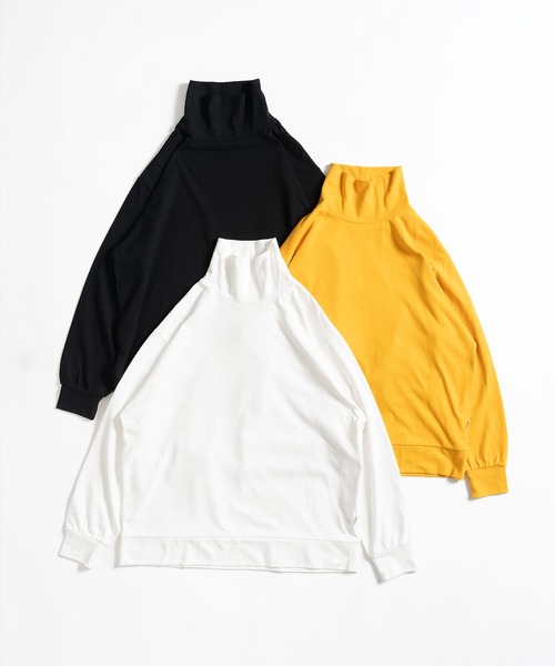 WETTEMPT(ウィテンプト)の「BASIC TURTLE NECK LONG TEE /ベーシックタートルネックロンT(Tシャツ/カットソー・メンズ・ブラック/マスタード/オフホワイト・LARGE/MEDIUM/SMALL)」の9枚目の写真