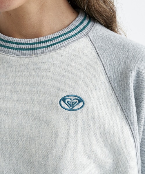 ROXY（ロキシー）の「【ZOZO別注アイテム】SURF CLUB CREW NECK/ロキシーバックプリントスウェットトレーナー（スウェット・レディース・ヘザーグレー/ブラウン/グレー・FREE）」の6枚目の写真