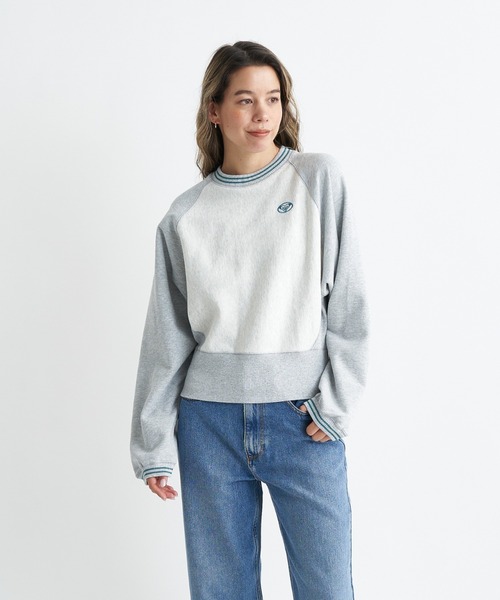 ROXY（ロキシー）の「【ZOZO別注アイテム】SURF CLUB CREW NECK/ロキシーバックプリントスウェットトレーナー（スウェット・レディース・ヘザーグレー/ブラウン/グレー・FREE）」の10枚目の写真
