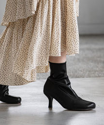 Noble | 【LE VERNIS】ラウンドストレッチショートブーツ(ブーツ)