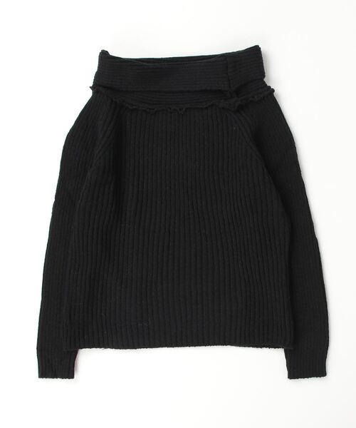 FREE STYLISTS(フリー スタイリスト)の「YUGA_YGMC オフショルダー ニットセーター(ニット/セーター・レディース・ブラック/グレー/ホワイト・FREE)」の14枚目の写真