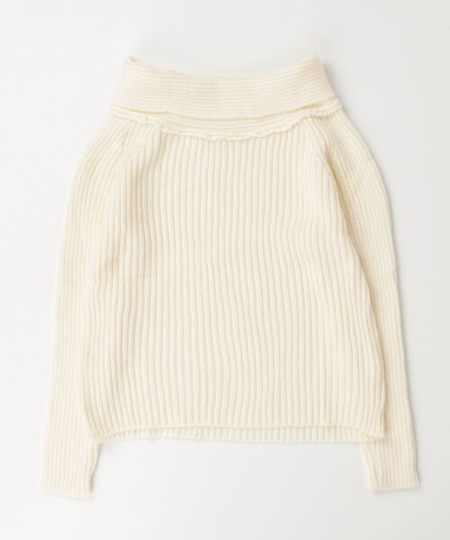 FREE STYLISTS(フリー スタイリスト)の「YUGA_YGMC オフショルダー ニットセーター(ニット/セーター・レディース・ブラック/グレー/ホワイト・FREE)」の15枚目の写真