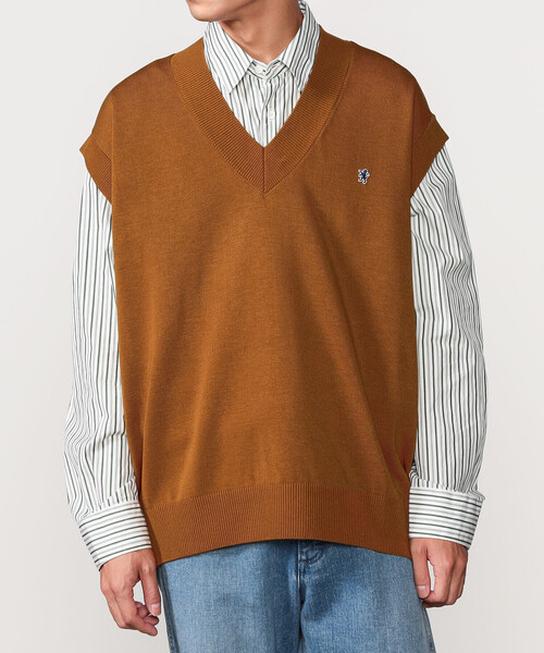 GYMPHLEX（ジムフレックス）の「Gymphlex | Vネックニットベスト MEN