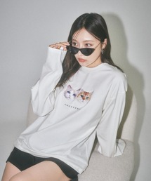 ANDGEEBEE | UNISEX キャットプリントロンT(Tシャツ/カットソー)