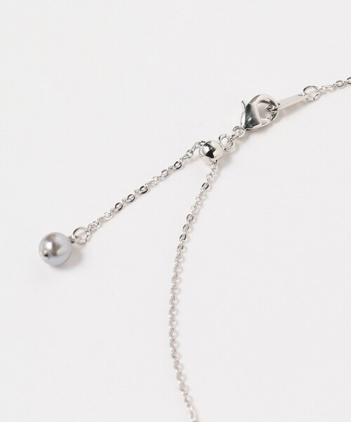 Ray BEAMS（レイビームス）の「Ray BEAMS / グレーパール リボン ネックレス（ネックレス・レディース・グレー・ONE SIZE）」の3枚目の写真