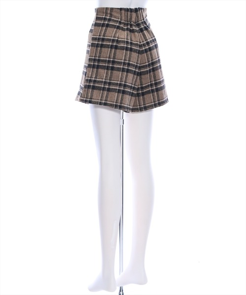 clear(クリア)の「チェック柄ハイウエストタックショートパンツ(その他パンツ・レディース・ブラウン/ブルー/グレー・M/S)」の16枚目の写真