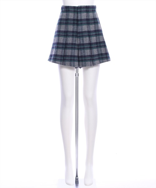 clear(クリア)の「チェック柄ハイウエストタックショートパンツ(その他パンツ・レディース・ブラウン/ブルー/グレー・M/S)」の21枚目の写真