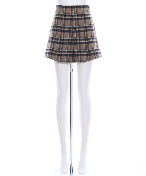 clear(クリア)の「チェック柄ハイウエストタックショートパンツ(その他パンツ・レディース・ブラウン/ブルー/グレー・M/S)」の22枚目の写真