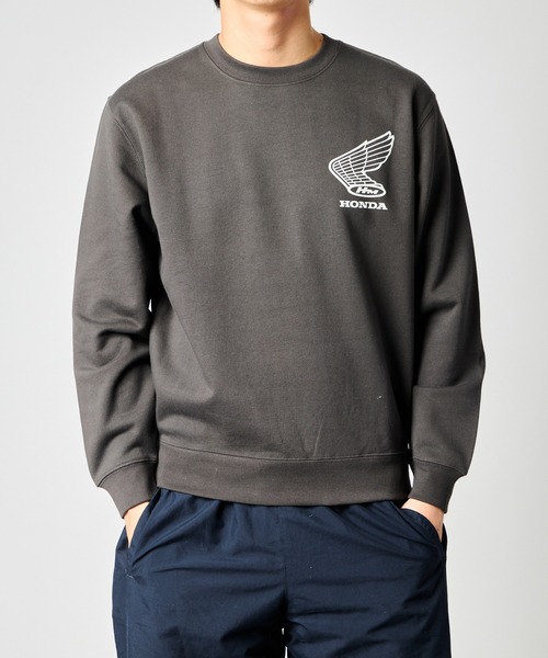 HONDA / ホンダ 】 レトロウイングマーク スウェットシャツ
