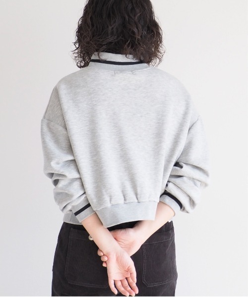 cepo(セポ)の「ダンボールハーフジップスウェット(スウェット・レディース・ブラック/グレー・M)」の5枚目の写真