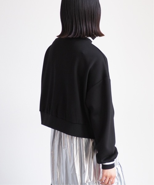 cepo(セポ)の「ダンボールハーフジップスウェット(スウェット・レディース・ブラック/グレー・M)」の13枚目の写真