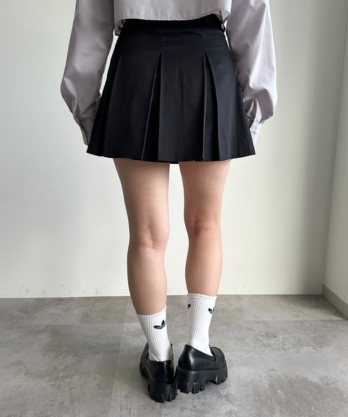 apres jour mignon(アプレジュールミニョン)の「タックミニスカパン【ZOZOTOWN限定アイテム】(スカート・レディース・ベージュ/ブラック/グレー/ブラウン系その他・X-LARGE/フリー)」の8枚目の写真