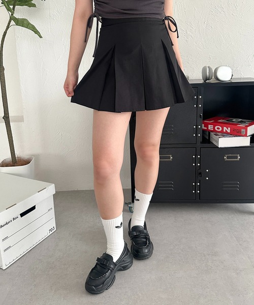 apres jour mignon(アプレジュールミニョン)の「タックミニスカパン【ZOZOTOWN限定アイテム】(スカート・レディース・ベージュ/ブラック/グレー/ブラウン系その他・X-LARGE/フリー)」の21枚目の写真