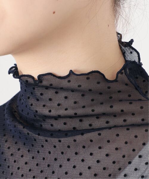 IENA ドットチュールプルオーバー 追加》ドットチュールプルオーバー（Tシャツ/カットソー）｜IENA