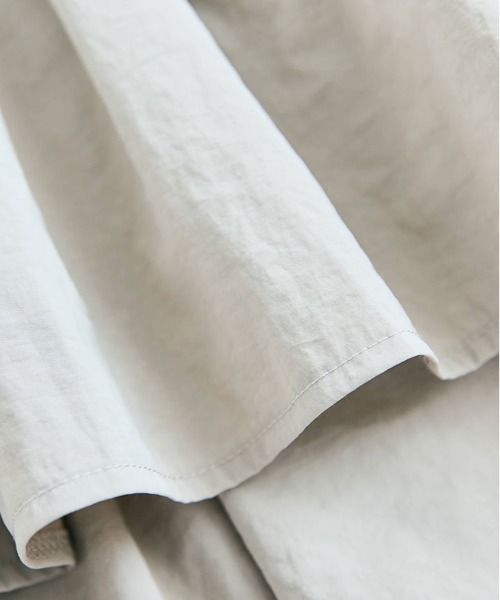 kirakiraShop(キラキラショップ)の「異素材 ペプラム ダンボール プルオーバー(スウェット・レディース・杢グレー/ブラック/オフホワイト/カーキ/ネイビー・FREE)」の20枚目の写真