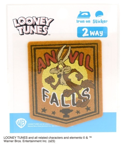 entre square(アントレスクエアー)の「Looney Tunes ルーニー・テューンズ/シールワッペン ワイリーコヨーテ(ステッカー/テープ・レディース・ブラウン・ONE SIZE)」の6枚目の写真