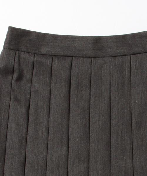 BEAMS BOY（ビームスボーイ）の「BEAMS BOY / ギャバ プリーツスカート（スカート・レディース・グレー/ネイビー・ONE SIZE）」の18枚目の写真