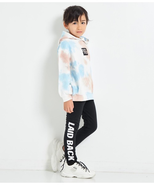 ANAP kids(アナップキッズ)の「サイドプリント裏起毛レギンス(レギンス/スパッツ・キッズ・ブラック/グレー/ラベンダー・130cm/120cm/100cm/110cm)」の19枚目の写真