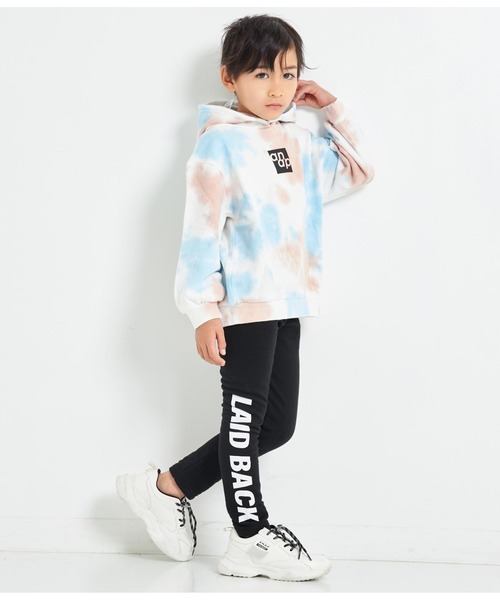 ANAP kids(アナップキッズ)の「サイドプリント裏起毛レギンス(レギンス/スパッツ・キッズ・ブラック/グレー/ラベンダー・130cm/120cm/100cm/110cm)」の22枚目の写真