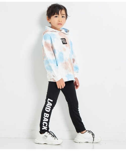 ANAP kids(アナップキッズ)の「サイドプリント裏起毛レギンス(レギンス/スパッツ・キッズ・ブラック/グレー/ラベンダー・130cm/120cm/100cm/110cm)」の20枚目の写真