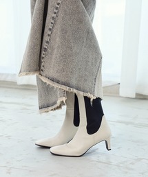 Mode et Jacomo | 【積雪対応】スクエアトゥサイドゴアブーツ(ブーツ)