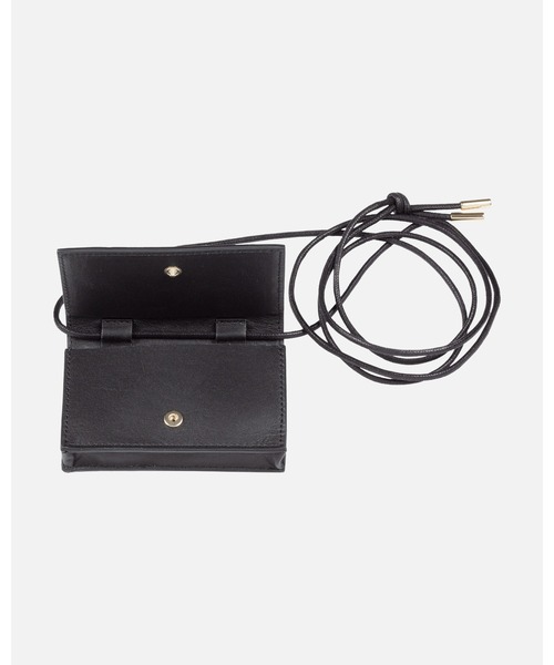 24AW■marimekko■Imprint Unikko ベルトウォレット レザー marimekko（マリメッコ）の「Unikko / Imprint Belt Wallet