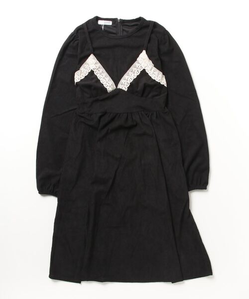 Miniministore(ミニミニストア)の「コーデュロイワンピース レイヤード風秋冬(ワンピース・レディース・ライトブラウン/ブラック・フリー)」の20枚目の写真