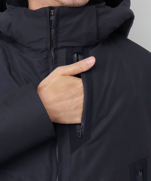 NOLLEY'S goodman（ノーリーズグッドマン）の「【WORK ABOUT/ワークアバウト】裏コーティング撥水インサレーション 中綿ジャケット（ブルゾン・メンズ・ダークネイビー/ブラック/オリーブ/チャコールグレー・S/L/M）」の19枚目の写真