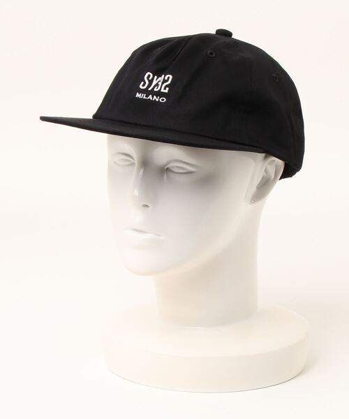 SY32 by SWEET YEARS（エスワイサーティトゥバイスィートイヤーズ）の「/SY32 by SWEET YEARS/MINI LOG CAP（キャップ・メンズ・ブラック/ブラック系その他・FREE）」の4枚目の写真