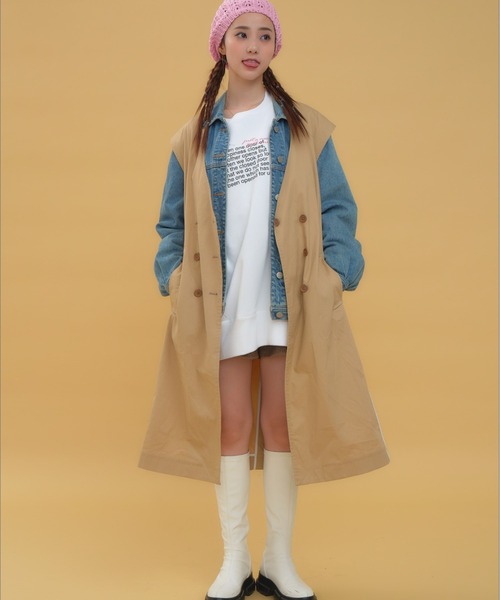 JUST A NOON（ジャストアヌーン）の「MESSAGE PRINT SWEAT（スウェット・レディース・ブラック/ホワイト・FREE）」の21枚目の写真