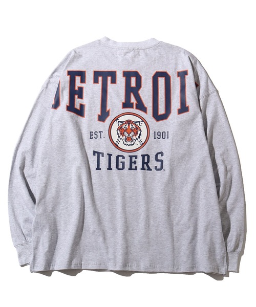 MLB(メジャーリーグベースボール)の「【MLB/メジャーリーグベースボール】バックロゴ ロングスリーブTシャツ(Tシャツ/カットソー・メンズ・ブラック/ホワイト/アッシュグレー/ネイビー/グリーン・LL/M/L)」の7枚目の写真