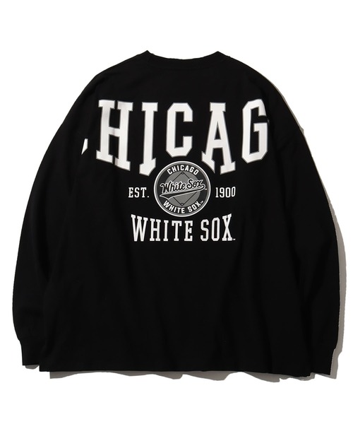 MLB(メジャーリーグベースボール)の「【MLB/メジャーリーグベースボール】バックロゴ ロングスリーブTシャツ(Tシャツ/カットソー・メンズ・ブラック/ホワイト/アッシュグレー/ネイビー/グリーン・LL/M/L)」の22枚目の写真