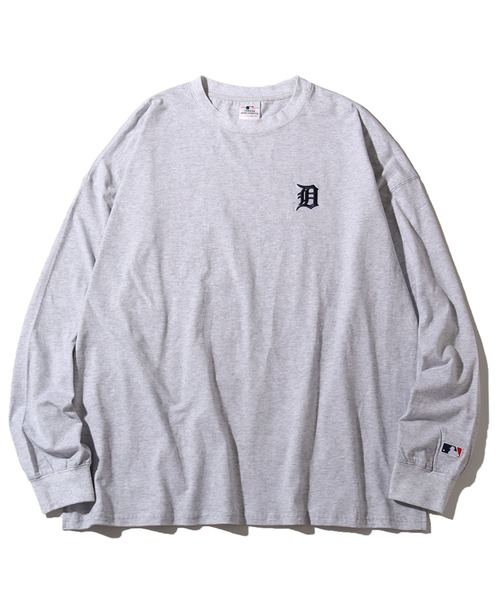 MLB(メジャーリーグベースボール)の「【MLB/メジャーリーグベースボール】バックロゴ ロングスリーブTシャツ(Tシャツ/カットソー・メンズ・ブラック/ホワイト/アッシュグレー/ネイビー/グリーン・LL/M/L)」の6枚目の写真
