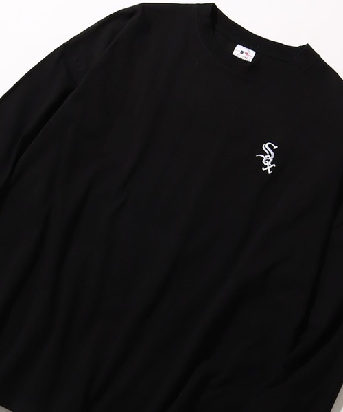 MLB(メジャーリーグベースボール)の「【MLB/メジャーリーグベースボール】バックロゴ ロングスリーブTシャツ(Tシャツ/カットソー・メンズ・ブラック/ホワイト/アッシュグレー/ネイビー/グリーン・LL/M/L)」の10枚目の写真