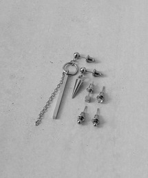 Diliraba（ディリラバ）の「Diliraba 6点セット ポスト316 アレルギー対応 ステンレス ピアス（ピアス（両耳用））」