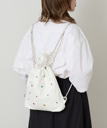 Chick | ▲ビジューチェーンバッグ(バックパック/リュック)