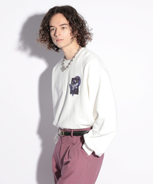 HARE（ハレ）の「ウラケバックプリントスウェット(HARE)（スウェット・メンズ・ブルー/ホワイト/ブラック・FREE）」の5枚目の写真