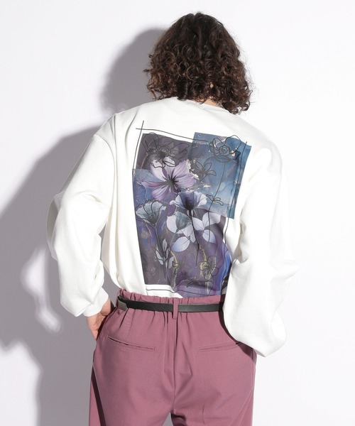 HARE（ハレ）の「ウラケバックプリントスウェット(HARE)（スウェット・メンズ・ブルー/ホワイト/ブラック・FREE）」の6枚目の写真