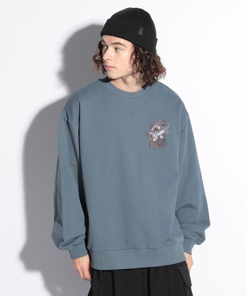 HARE（ハレ）の「ウラケバックプリントスウェット(HARE)（スウェット・メンズ・ブルー/ホワイト/ブラック・FREE）」の13枚目の写真