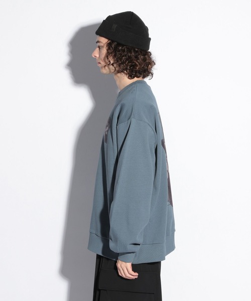 HARE（ハレ）の「ウラケバックプリントスウェット(HARE)（スウェット・メンズ・ブルー/ホワイト/ブラック・FREE）」の16枚目の写真