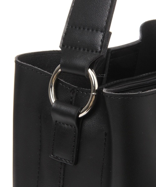 LAKOLE（ラコレ）の「2WAYワンショルダーBAG / 100434（ショルダーバッグ・レディース・ブラック/オフホワイト/サンドグレー・FREE）」の8枚目の写真