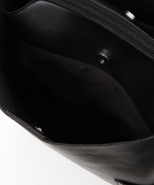 LAKOLE（ラコレ）の「2WAYワンショルダーBAG / 100434（ショルダーバッグ・レディース・ブラック/オフホワイト/サンドグレー・FREE）」の5枚目の写真