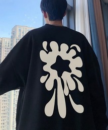 NO NEED | フラワーモチーフ グラフィックオーバースウェット(スウェット)