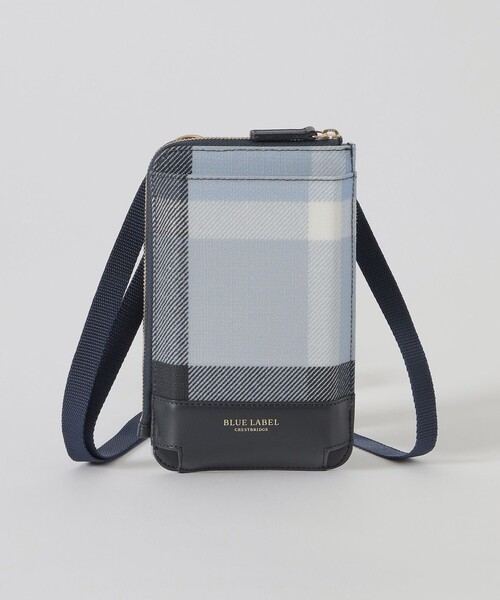 BLUE LABEL CRESTBRIDGE（ブルーレーベルクレストブリッジ）の「クレストブリッジチェックPVCスマホポシェット（スマホケース/カバー・レディース・レッド/ベージュ系その他/オレンジ系その他/ロイヤルブルー・FREE）」の10枚目の写真