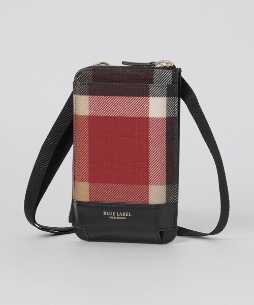 BLUE LABEL CRESTBRIDGE（ブルーレーベルクレストブリッジ）の「クレストブリッジチェックPVCスマホポシェット（スマホケース/カバー・レディース・レッド/ベージュ系その他/オレンジ系その他/ロイヤルブルー・FREE）」の16枚目の写真