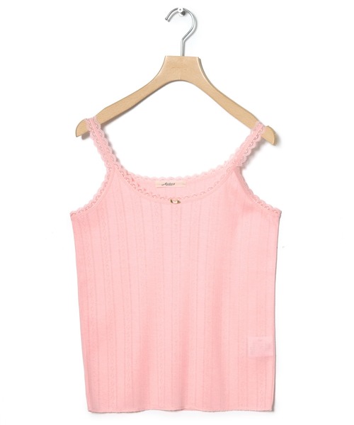 Alley by w closet(アリーバイダブルクローゼット)の「【Alley】バラモチーフ付きレースキャミソール(キャミソール・レディース・グレー/オフホワイト/ホワイト系/ブラック/イエロー/ラベンダー/ピンク・FREE)」の7枚目の写真