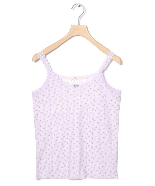 Alley by w closet(アリーバイダブルクローゼット)の「【Alley】バラモチーフ付きレースキャミソール(キャミソール・レディース・グレー/オフホワイト/ホワイト系/ブラック/イエロー/ラベンダー/ピンク・FREE)」の15枚目の写真